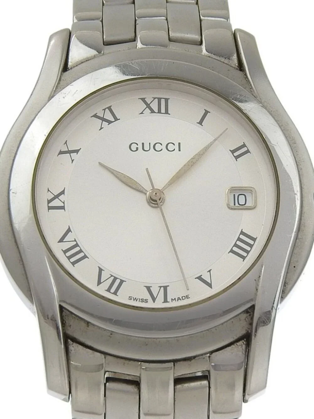 GUCCI Watches 5500M Silver SilverDial Stainless Steel Quartz Analog displa... - Picture 8 of 13